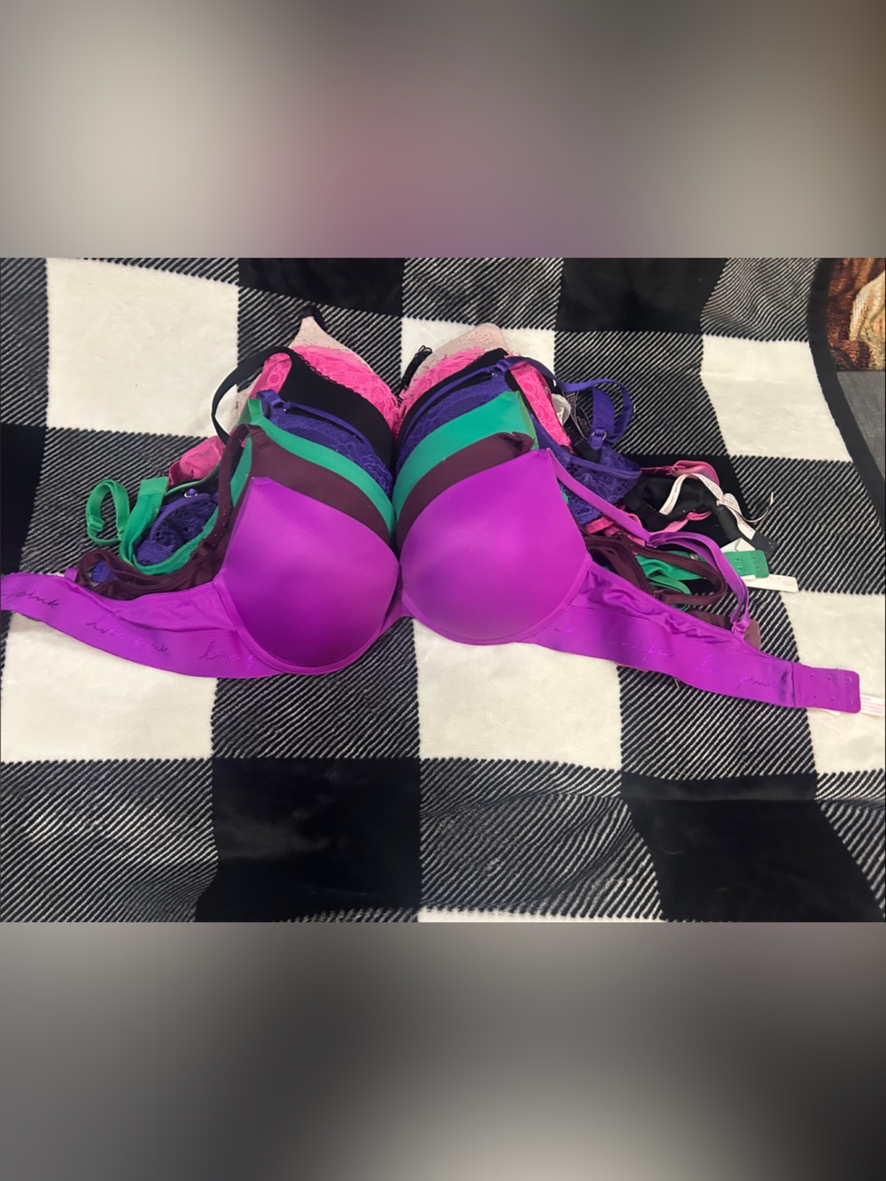 Lot of 7 Victoria's Secret & PINK bras 36B
